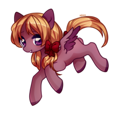 Size: 1074x971 | Tagged: safe, artist:miioko, oc, oc only, pony, bow, simple background, solo, transparent background