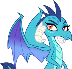 Size: 5000x4771 | Tagged: safe, artist:dashiesparkle, princess ember, dragon, g4, triple threat, .svg available, absurd resolution, female, simple background, solo, transparent background, vector
