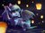 Size: 3750x2750 | Tagged: safe, artist:sonek k, oc, oc only, oc:sky lantern, bat pony, pony, bat pony oc, bow, cute, fangs, flying, freckles, hair bow, high res, lantern, paper lantern, solo, spread wings, wings