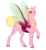 Size: 1213x1306 | Tagged: safe, artist:vindhov, oc, oc only, changedling, changeling, changepony, hybrid, crack ship offspring, female, interspecies offspring, mare, next generation, offspring, parent:fluttershy, parent:thorax, parents:thoraxshy, raised hoof, simple background, solo, transparent background