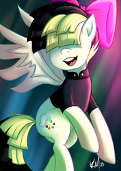 Size: 2893x4092 | Tagged: safe, artist:emberfan11, songbird serenade, pegasus, pony, g4, my little pony: the movie, clothes, female, mare, open mouth, smiling, solo