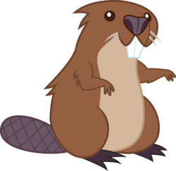 Size: 1600x1558 | Tagged: safe, artist:mehoep, mr. beaverton beaverteeth, beaver, g4, keep calm and flutter on, .svg available, animal, simple background, solo, transparent background, vector