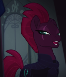 Size: 657x767 | Tagged: safe, screencap, tempest shadow, g4, my little pony: the movie, broken horn, cropped, eye scar, horn, scar