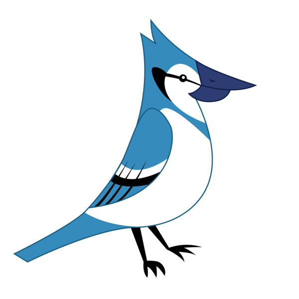 Safe Artist Korikian Bird Blue Jay Ambiguous Gender Animal Simple Background Solo Transparent Background Vector Derpibooru