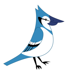 Size: 3000x3000 | Tagged: safe, artist:korikian, bird, blue jay, ambiguous gender, animal, high res, simple background, solo, transparent background, vector