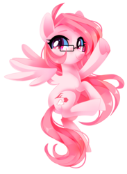 Size: 2679x3662 | Tagged: safe, artist:sorasku, oc, oc only, oc:riouku, pegasus, pony, female, glasses, high res, mare, simple background, solo, transparent background