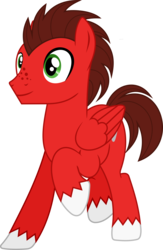 Size: 5034x7717 | Tagged: safe, artist:kojibiose, oc, oc only, oc:retrotech, pegasus, pony, g4, absurd resolution, male, simple background, solo, stallion, transparent background, vector