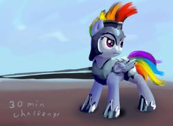 Size: 1280x939 | Tagged: safe, artist:xbi, rainbow dash, pony, g4, 30 minute art challenge, helmet