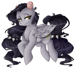 Size: 1024x914 | Tagged: safe, artist:sk-ree, oc, oc only, oc:errys, pegasus, pony, female, mare, simple background, solo, transparent background, watermark