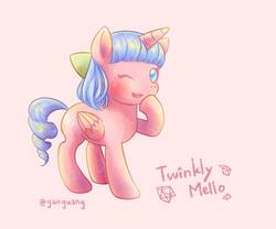 Size: 960x798 | Tagged: safe, oc, oc only, oc:twinkly mello, alicorn, pony, solo