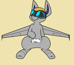 Size: 1068x942 | Tagged: safe, artist:pencil bolt, oc, oc only, oc:airpon, original species, plane pony, pony, belly, cute, digital eyes, female, looking up, plane, sitting, smiling, solo, wings