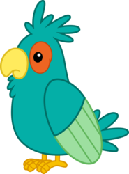 Size: 3000x4044 | Tagged: dead source, safe, artist:pixiepea, bird, popinjay, castle sweet castle, g4, .svg available, ambiguous gender, animal, simple background, solo, transparent background, vector