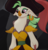 Size: 773x803 | Tagged: safe, screencap, captain celaeno, bird, ornithian, anthro, g4, my little pony: the movie, cropped, female, hat, pirate hat, solo