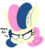 Size: 656x736 | Tagged: safe, artist:dragonpone, derpibooru exclusive, bon bon, sweetie drops, earth pony, pony, g4, >:<, angry, bon bon is not amused, bust, cheek fluff, ear fluff, female, frown, mare, portrait, simple background, solo, transparent background, unamused