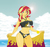 Size: 3828x3628 | Tagged: safe, artist:chuyryu, sunset shimmer, equestria girls, equestria girls specials, g4, my little pony equestria girls: better together, my little pony equestria girls: forgotten friendship, belly button, big breasts, black swimsuit, breasts, busty sunset shimmer, clothes, cutie mark swimsuit, female, high res, jeweled swimsuit, sarong