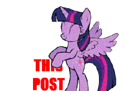 Size: 326x237 | Tagged: safe, artist:tridashie, edit, twilight sparkle, alicorn, pony, g4, animated, bipedal, dancing, female, get down, gif, mare, pelvic thrust, solo, text, twilight sparkle (alicorn), wip