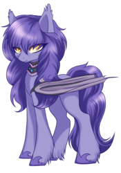Size: 2101x3000 | Tagged: safe, artist:asklevee, oc, oc only, oc:amelia valkyria, bat pony, pony, female, high res, mare, simple background, solo, transparent background