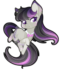 Size: 660x748 | Tagged: safe, artist:fuyusfox, octavia melody, earth pony, pony, g4, ethereal mane, female, mare, outline, rainbow power, rainbow power-ified, simple background, solo, starry mane, transparent background, watermark