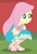 Size: 1417x2100 | Tagged: safe, screencap, fluttershy, equestria girls, fluttershy's butterflies, g4, my little pony equestria girls: better together, feet, female, sandals, solo, squatting