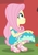 Size: 1462x2100 | Tagged: safe, screencap, fluttershy, equestria girls, fluttershy's butterflies, fluttershy's butterflies: applejack, g4, my little pony equestria girls: better together, cropped, feet, female, sandals, solo, squatting