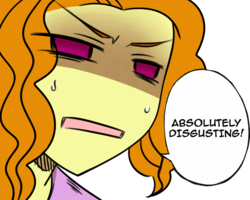 Size: 908x727 | Tagged: safe, adagio dazzle, pony, equestria girls, g4, absolutely disgusting, meme, ponified, reaction image