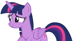 Size: 4316x2432 | Tagged: safe, artist:andoanimalia, twilight sparkle, alicorn, pony, g4, once upon a zeppelin, female, folded wings, mare, raised hoof, simple background, smiling, solo, transparent background, twilight sparkle (alicorn), vector, wings