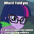 Size: 619x616 | Tagged: safe, edit, edited screencap, screencap, sci-twi, spike, spike the regular dog, twilight sparkle, dog, equestria girls, g4, my little pony equestria girls: friendship games, faic, image macro, meme, smirk, the matrix, twiface, what if i told you