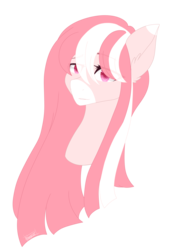 Size: 1743x2520 | Tagged: safe, artist:knaranayama, oc, oc only, oc:teddy-chu, pony, bust, female, mare, portrait, simple background, solo, transparent background