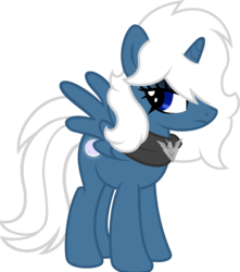 Size: 1280x1449 | Tagged: safe, artist:buckeyescozycafe, oc, oc only, oc:fyla evermoon, alicorn, pony, alicorn amulet, female, mare, simple background, solo, transparent background