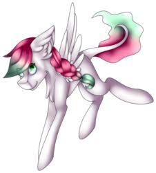 Size: 1626x1802 | Tagged: safe, artist:liamsartworld, oc, oc only, pegasus, pony, braid, commission, simple background, solo, transparent background