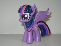 Size: 4000x3000 | Tagged: safe, artist:silverband7, twilight sparkle, alicorn, pony, g4, big eyes, craft, figurine, high res, irl, photo, sculpture, solo, traditional art, twilight sparkle (alicorn)