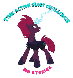 Size: 919x986 | Tagged: safe, artist:carnifex, tempest shadow, pony, unicorn, g4, my little pony: the movie, broken horn, female, horn, looking up, simple background, solo, sparking horn, time action glory challenge, white background