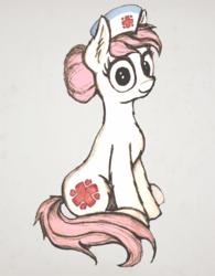 Size: 2448x3136 | Tagged: safe, artist:insanus.ad, nurse redheart, earth pony, pony, g4, background pony, cute, female, heartabetes, high res, i've seen some shit, mare, nurse, solo