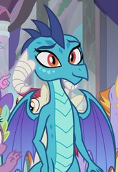 Size: 955x1397 | Tagged: safe, screencap, auburn vision, peppermint goldylinks, princess ember, silverstream, spike, sugar maple, dragon, g4, school daze, season 8, cropped, cute, dragoness, emberbetes, female, friendship student, solo focus