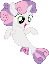 Size: 5698x7398 | Tagged: safe, artist:shutterflyeqd, sweetie belle, pony, seapony (g4), g4, surf and/or turf, absurd resolution, cute, diasweetes, female, filly, open mouth, sea-mcs, seaponified, seapony sweetie belle, simple background, smiling, solo, species swap, transparent background, vector