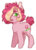 Size: 400x548 | Tagged: safe, artist:soulnik, oc, oc only, oc:cake pop, earth pony, pony, female, hair over one eye, mare, offspring, parent:donut joe, parent:pinkie pie, parents:pinkiejoe, simple background, solo, transparent background, white outline