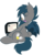 Size: 2000x2517 | Tagged: safe, artist:starlightlore, oc, oc only, oc:speck, bat pony, batman logo, butt, computer, gasping, high res, plot, simple background, solo, transparent background