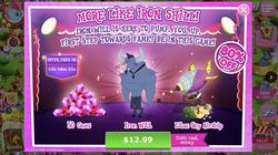 Size: 904x508 | Tagged: safe, gameloft, cup cake, iron will, well-to-do, earth pony, minotaur, pony, g4, my little pony: magic princess, advertisement, costs real money, english, female, game, gem, horns, introduction card, male, mare, mobile game, necktie, numbers, sale, solo, text