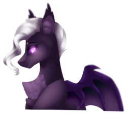 Size: 1671x1511 | Tagged: safe, artist:mauuwde, oc, oc only, bat pony, pony, bust, chest fluff, portrait, simple background, solo, transparent background