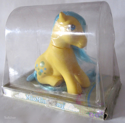 Size: 728x714 | Tagged: safe, photographer:sosilver, bubbles (g1), g1, box, irl, italian, italy, photo, toy