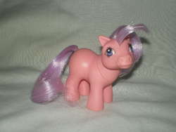 Size: 640x480 | Tagged: safe, photographer:lancer, baby ember (g1), earth pony, pony, g1, female, filly, foal, irl, photo, solo, toy