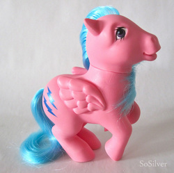 Size: 576x574 | Tagged: safe, photographer:sosilver, firefly, pegasus, pony, g1, female, france, irl, mare, photo, solo, toy