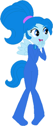 Size: 207x492 | Tagged: safe, artist:selenaede, artist:user15432, human, pixie, equestria girls, g4, barely eqg related, base used, blue, blue eyes, blue hair, blue pixie, blue skin, blue tail, bodysuit, cepia llc, crossover, equestria girls style, equestria girls-ified, humanized, of dragons fairies and wizards, pixie wings, ponytail, solo, winged humanization, wings