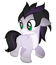 Size: 473x550 | Tagged: safe, artist:thecreativeenigma, oc, oc only, oc:moonshadow maltese, earth pony, pony, colt, male, simple background, solo, transparent background, younger