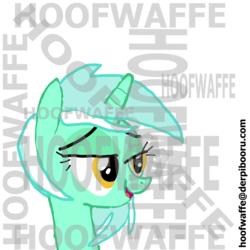 Size: 1600x1600 | Tagged: safe, artist:hoofwaffe, lyra heartstrings, g4, watermark