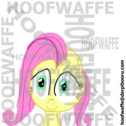 Size: 1600x1600 | Tagged: safe, artist:hoofwaffe, fluttershy, g4, watermark