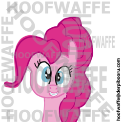 Size: 1600x1600 | Tagged: safe, artist:hoofwaffe, pinkie pie, g4, watermark