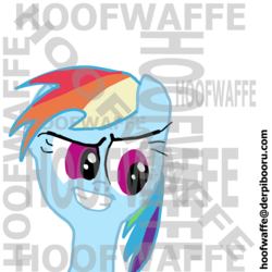 Size: 1600x1600 | Tagged: safe, artist:hoofwaffe, rainbow dash, g4, watermark