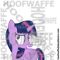 Size: 1600x1600 | Tagged: safe, artist:hoofwaffe, twilight sparkle, alicorn, pony, g4, female, solo, twilight sparkle (alicorn), watermark