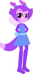 Size: 211x476 | Tagged: safe, artist:ra1nb0wk1tty, artist:user15432, human, pixie, equestria girls, g4, barely eqg related, base used, bodysuit, cepia llc, clothes, crossover, dress, equestria girls style, equestria girls-ified, fox tail, humanized, of dragons fairies and wizards, pigtails, pixie wings, purple, purple eyes, purple hair, purple pixie, purple skin, purple tail, solo, winged humanization, wings